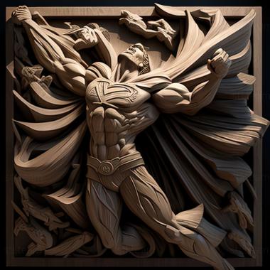 3D model Superman 4 Fight for Peace (STL)